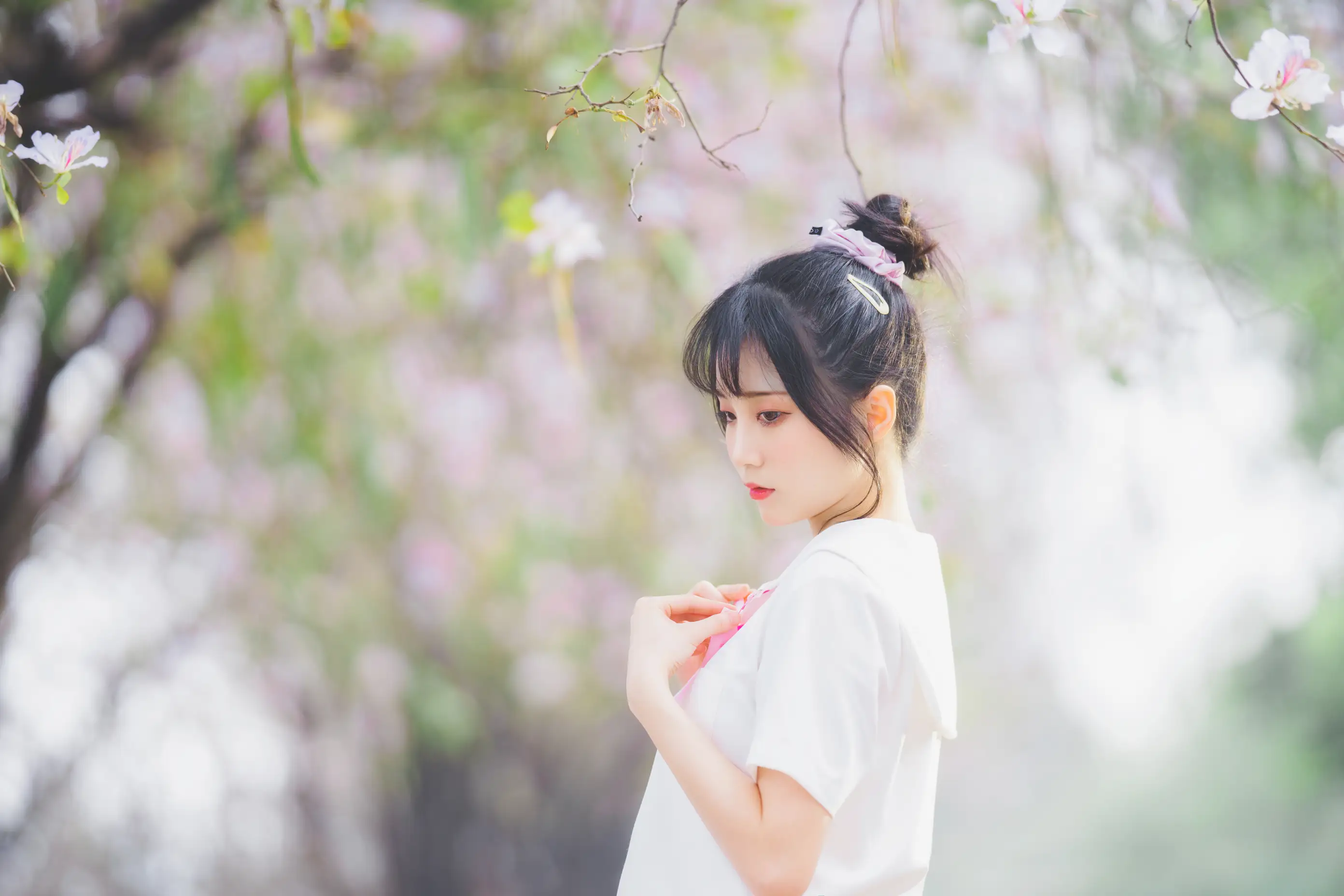 [艺图语] 2022.06.21 Vol.1244 – 花与少女 思涼poi#[35P]-32