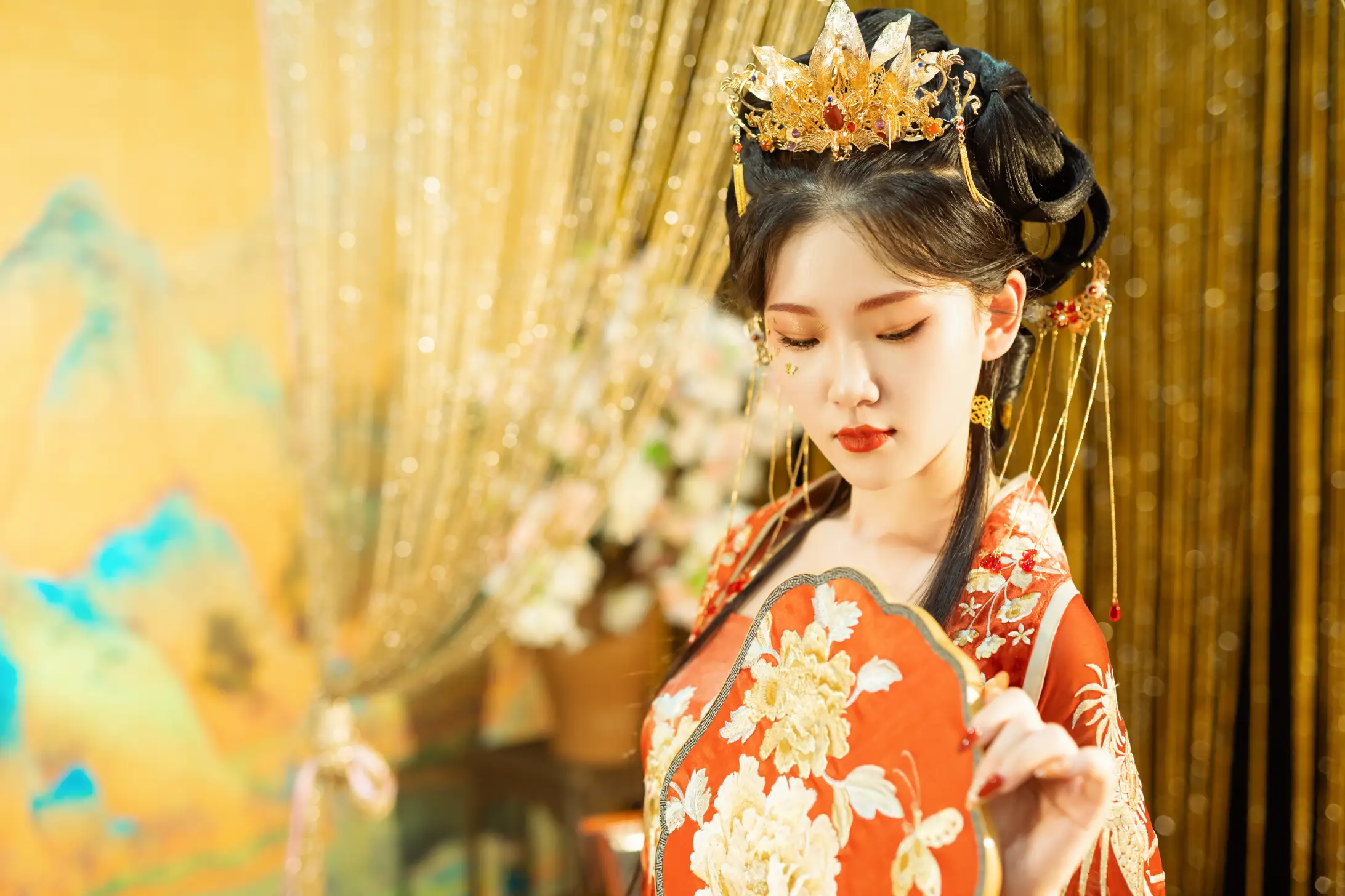 [艺图语] 2022.09.05 Vol.1873 – 红衣娘子 相望回首喵喵喵#[48P]-29